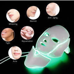 LED Facial Light Therapy Mask + Free Gift 🎁