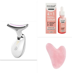 Light Based Multifunctional Facial Massager, Stone Gua Sha, Facial Serum + Free Gift🎁