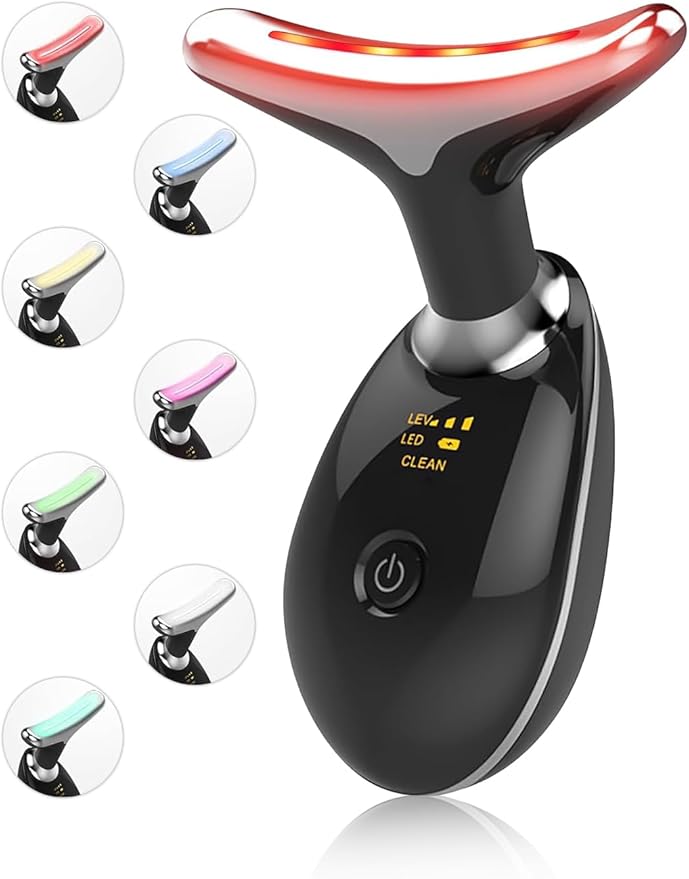 Light Based Multifunctional Facial Massager, Stone Gua Sha, Facial Serum + Free Gift🎁